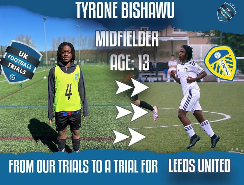 Tyrone Bishawu - Aged 13 - SCOUTED BY 4 CLUBS in Leeds & Sheffield!
