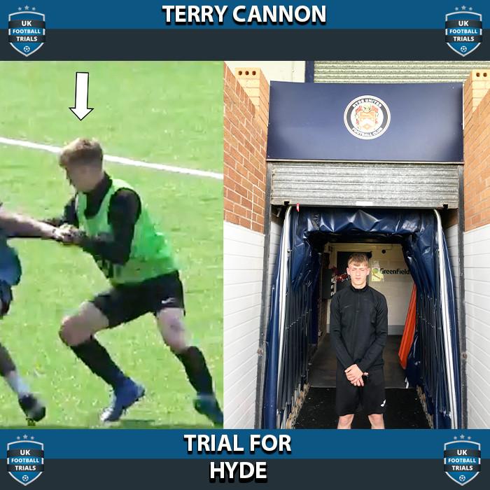 Terry Cannon - Aged 18 - Trial for Hyde United