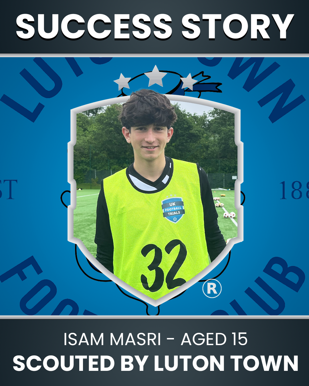 Isam Masri - 15-Year-Old Goalkeeper - Scouted by Luton Town & Norwich