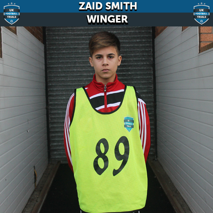 Zaid Smith - Aged 14 - Scouted by Everton FC & Five Other Clubs