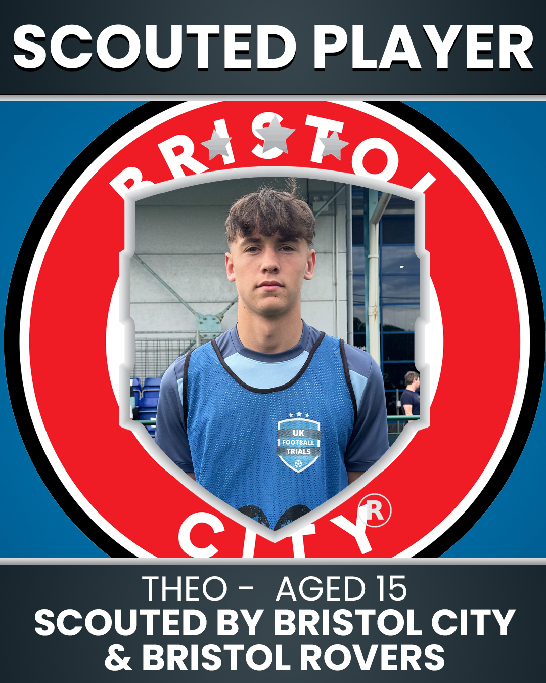 Theo – 15 Years Old – Centre Back | Scouted by Bristol City & Bristol Rovers