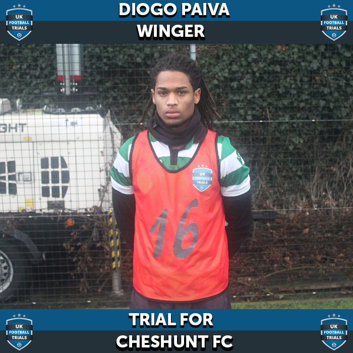Diogo Paiva - Aged 19 - Trial for Cheshunt FC