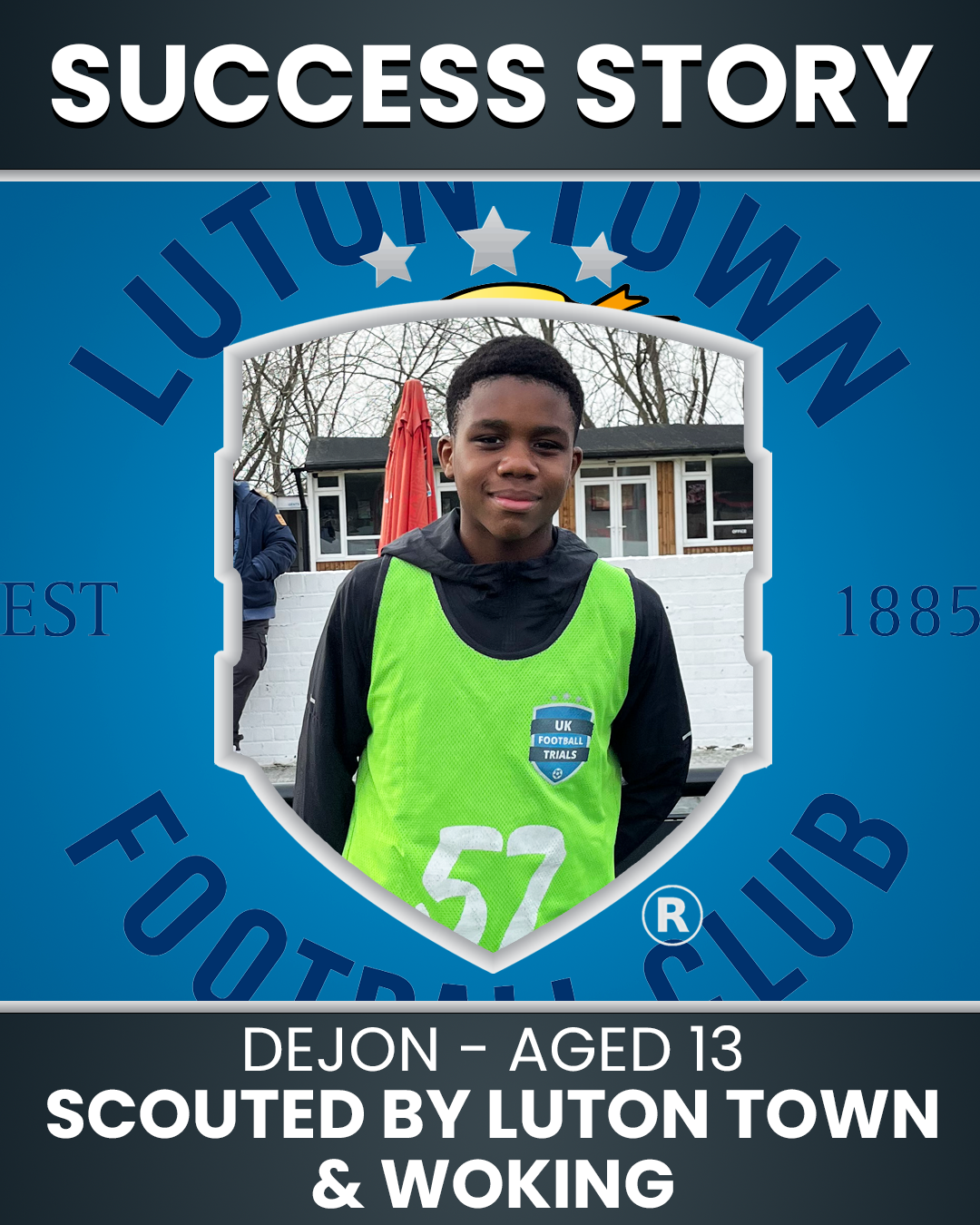Dejon – 13 Years Old – Winger/Defender | Scouted by Luton Town & Woking