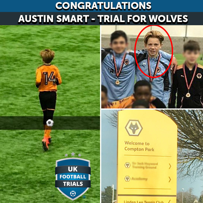 Austin Smart - Aged 11 - Trial for Wolves