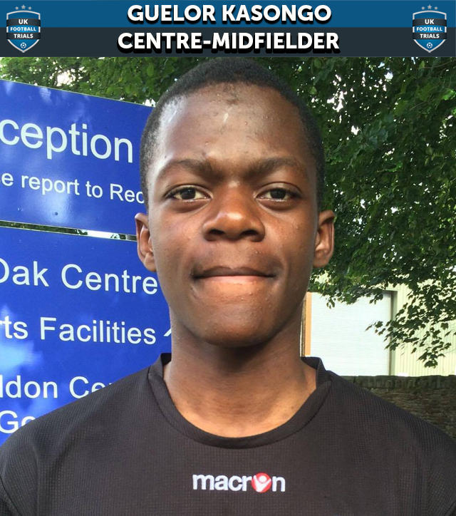 Guelor Kasongo - Aged 14 - Trial with Accrington Stanley 