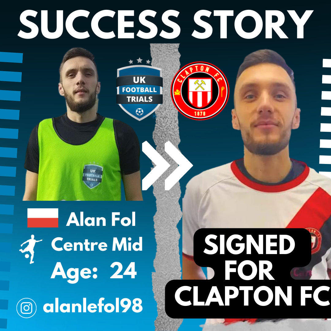 Alan Fol - AGED 24 - SIGNED for Clapton FC London