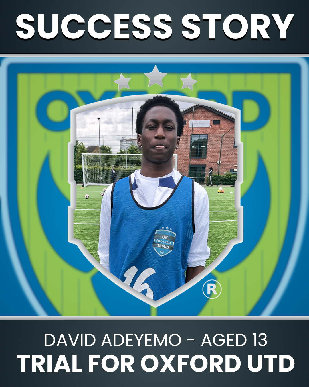 David Adeyemo - 13 Year Old - Signed for Oxford United