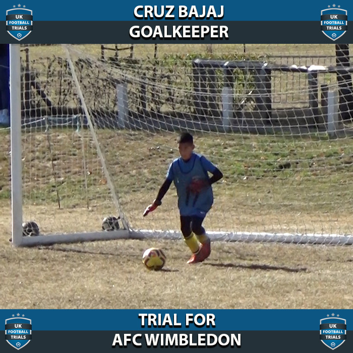Cruz Bajaj - Aged 11 - Trial For AFC Wimbledon