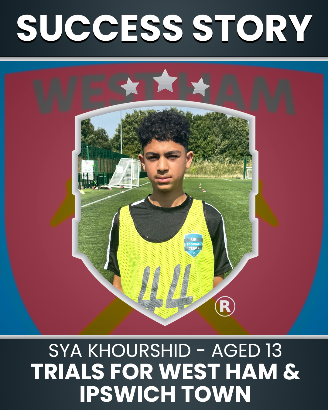 Sya Khourshid - 13-Year-Old Centre Midfielder - Scouted by 3 Premier League Clubs