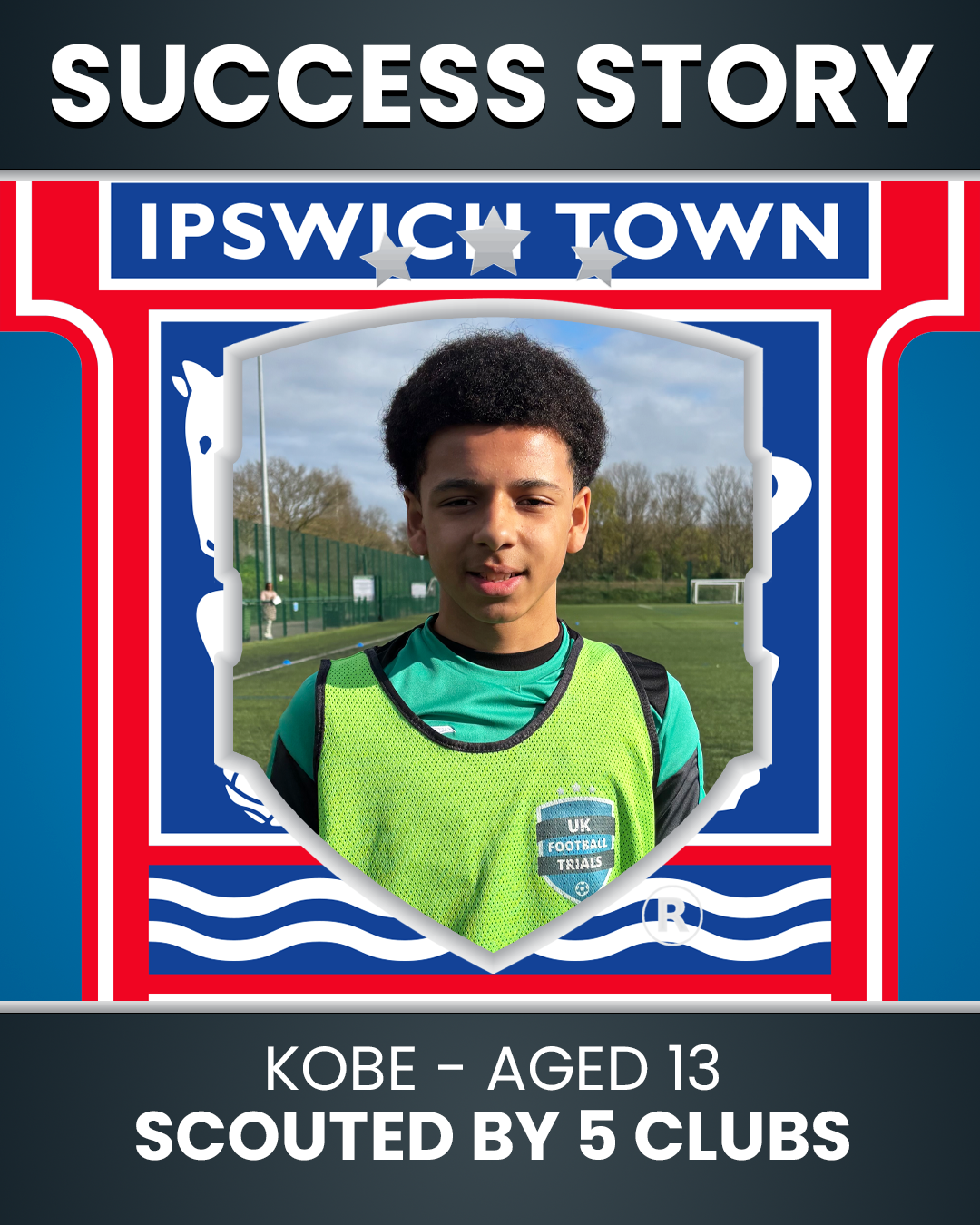 Kobe – 13 Years Old – Winger | Scouted by Ipswich Town, Norwich City, Oxford United, Bromley & King’s Lynn Town