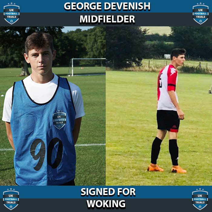George Devenish - Aged 16 - SIGNED for Woking