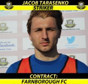 Jacob Tarasenko - Aged 18 - Signed By Semi Pro Club Farnborough Town
