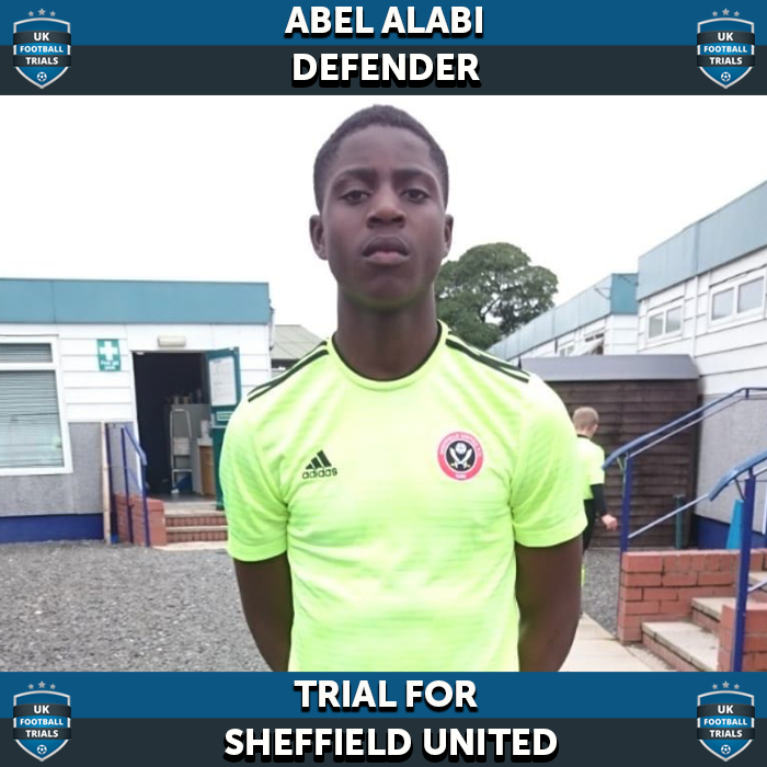 Abel Alabi - Aged 15 - Trial for Sheffield United