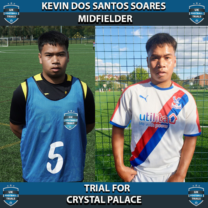 Kevin Dos Santos Soares - Aged 15 - Trial for Crystal Palace