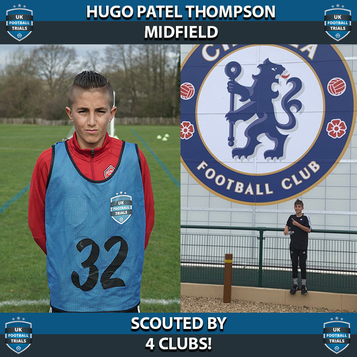 Hugo Patel Thompson - Aged 13 - Scouted by 4 Clubs!