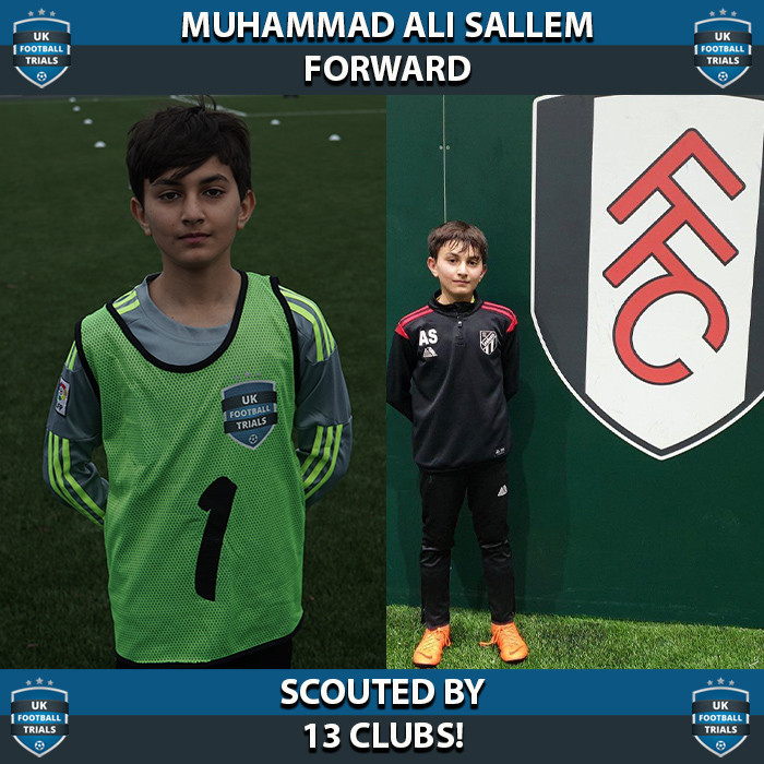 Muhammad Ali Sallem - Aged 11 - Scouted by 13 Clubs!