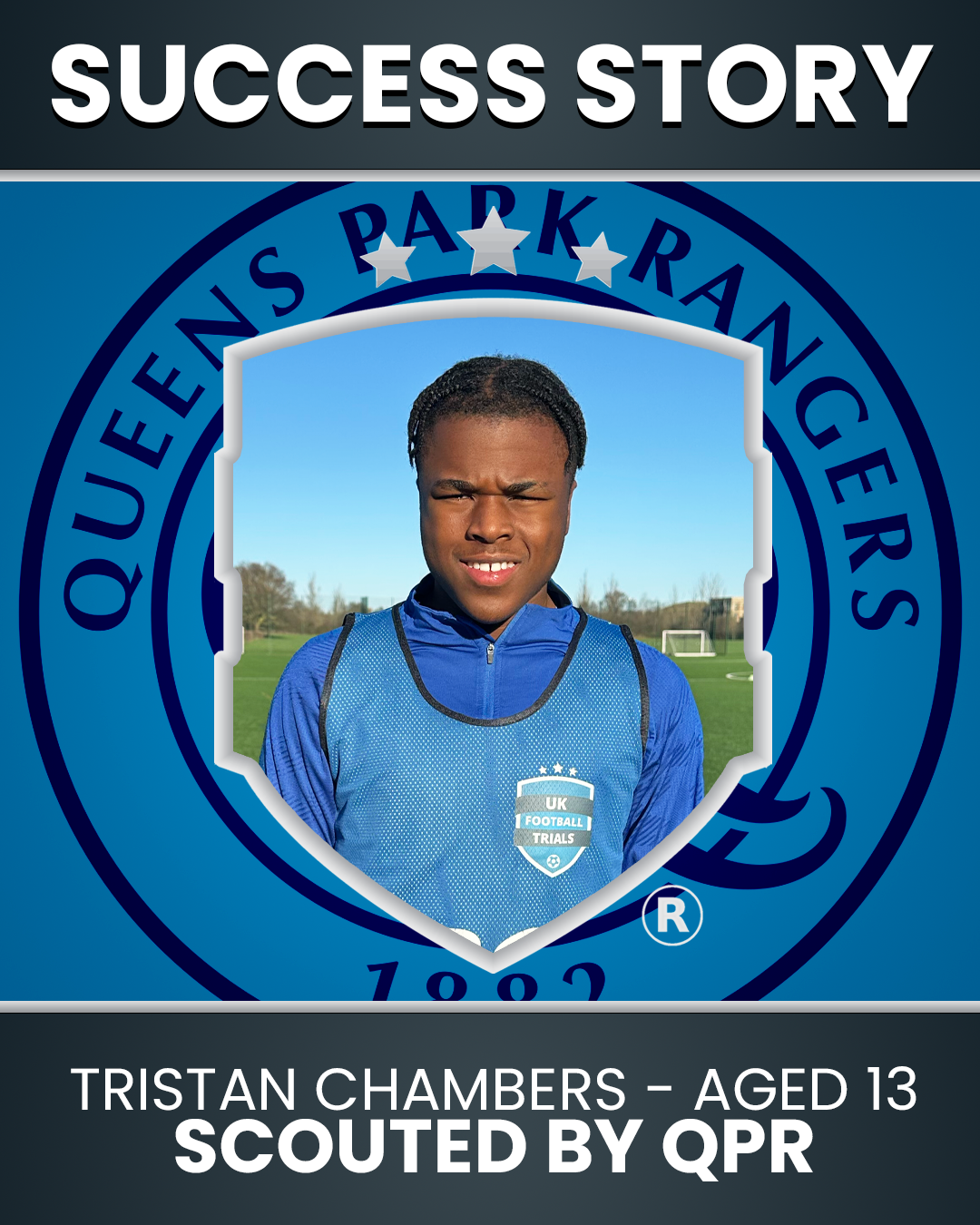 Tristan Chambers 14 Years Old Scouted by Queen Park Rangers