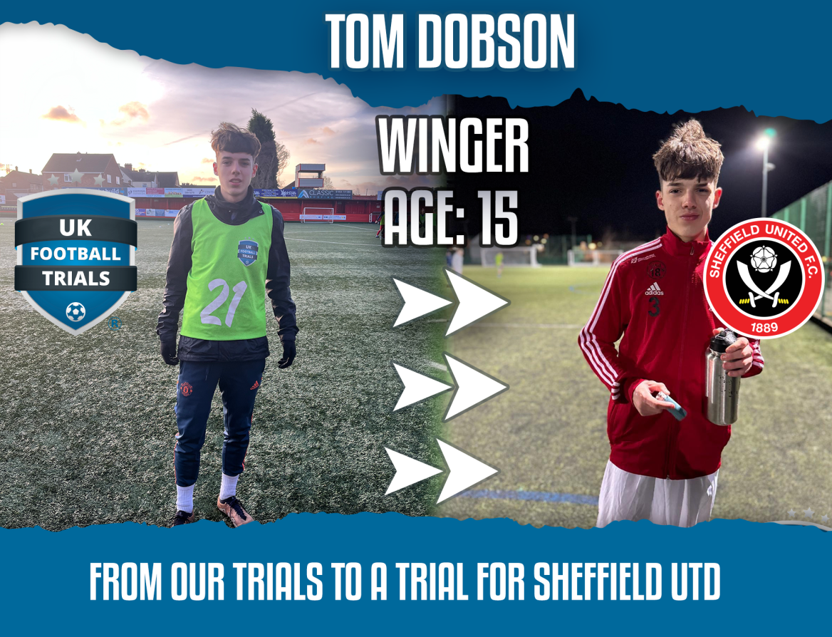 Tom Dobson - Aged 15 – Trial for Sheffield Utd