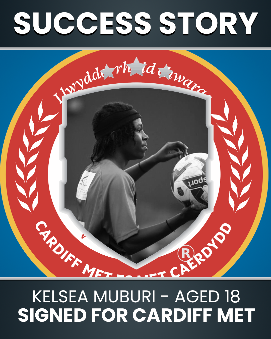 Kelsea Muburi –18 Years Old – Attacking Midfielder | Signs with Cardiff Metropolitan FC