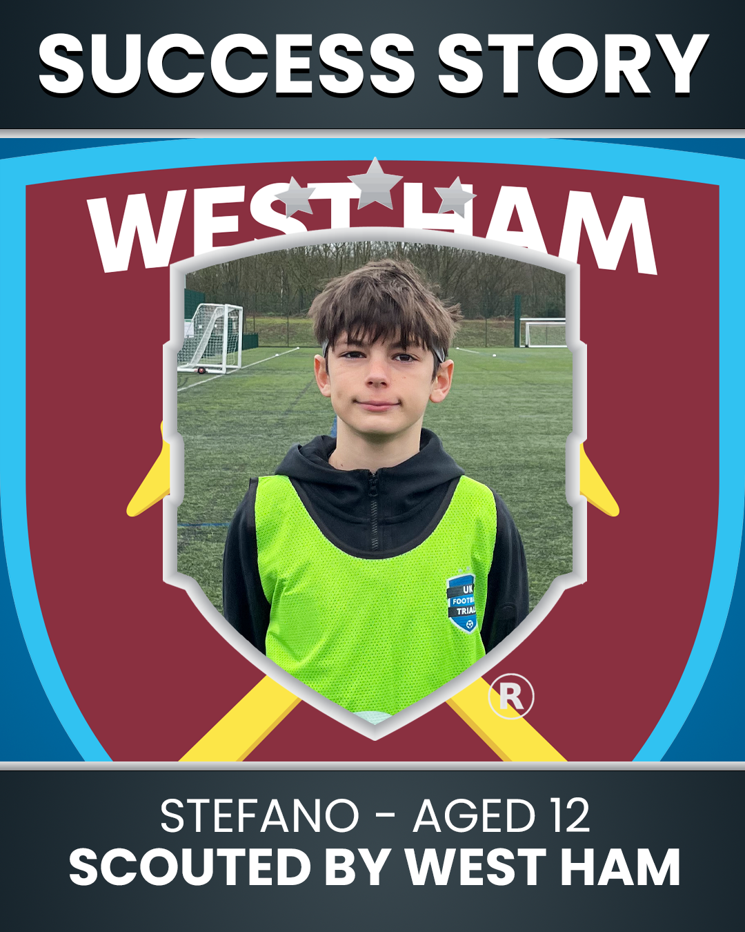 Stefano – 12 Years Old – Left Winger | Scouted by West Ham United
