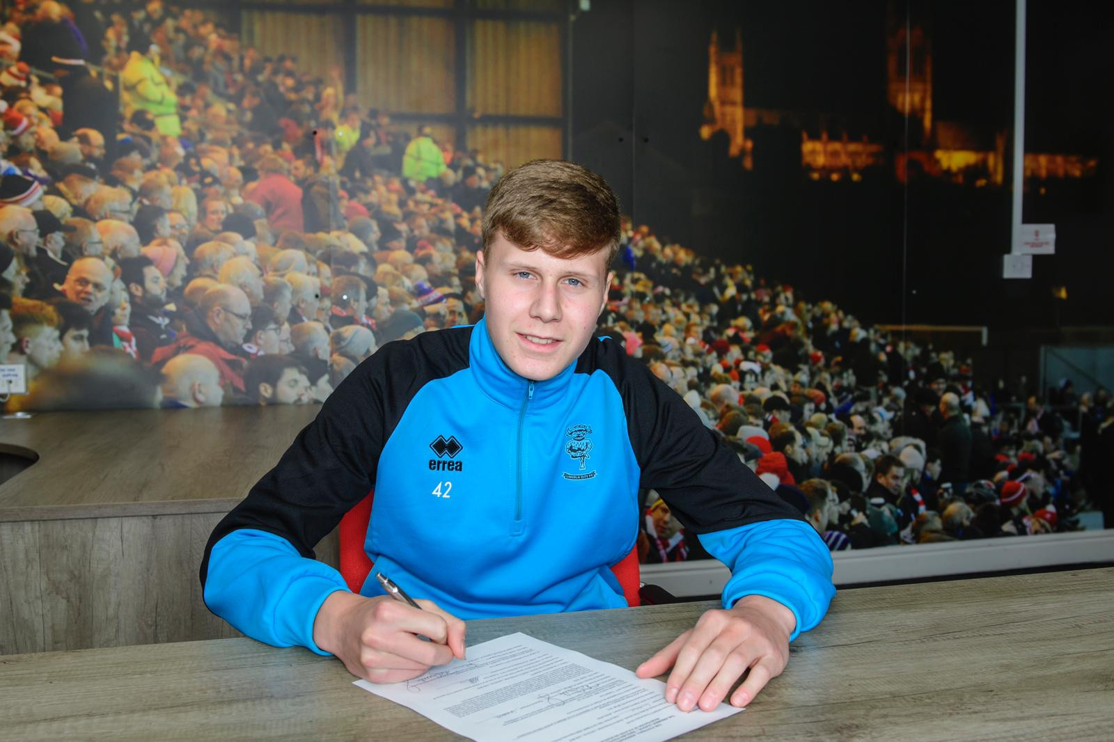 Isaac Allan - SIGNED PRO CLUB SCHOLARSHIP with Lincoln City FC