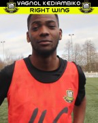 Vagnol Kediambiko - Aged 20 - Trial With Semi Pro Club Newcastle Town FC