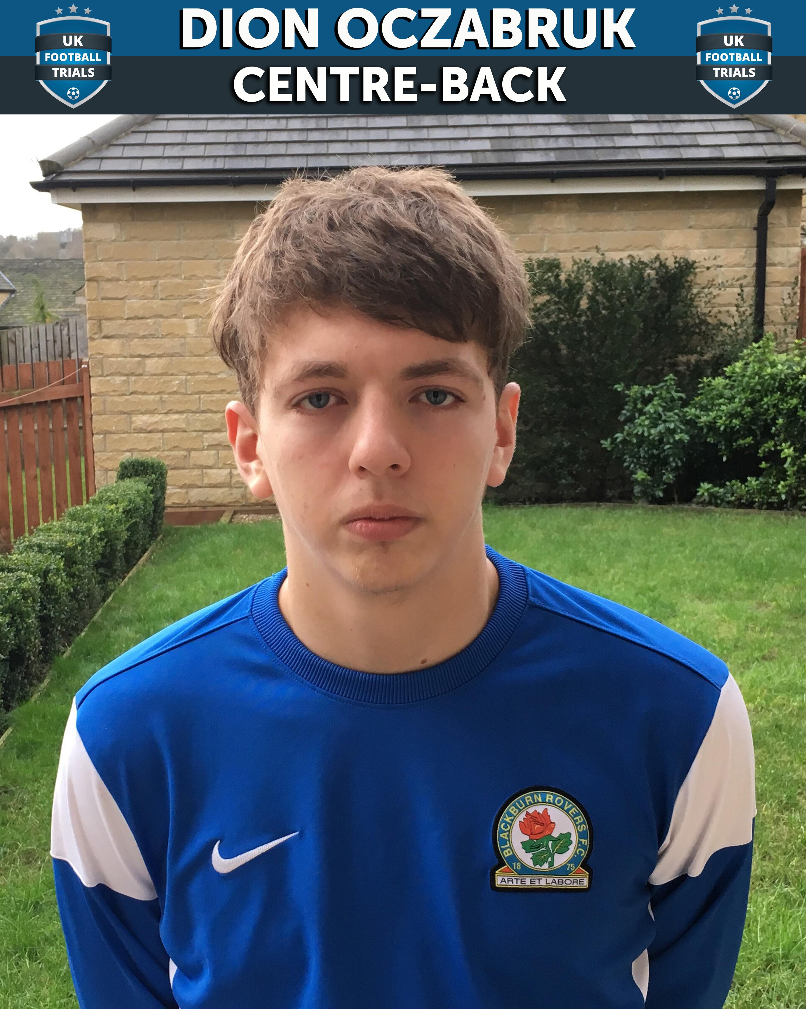 Dion Okzabruk - Aged 15 - Trial With Championship Club Blackburn Rovers