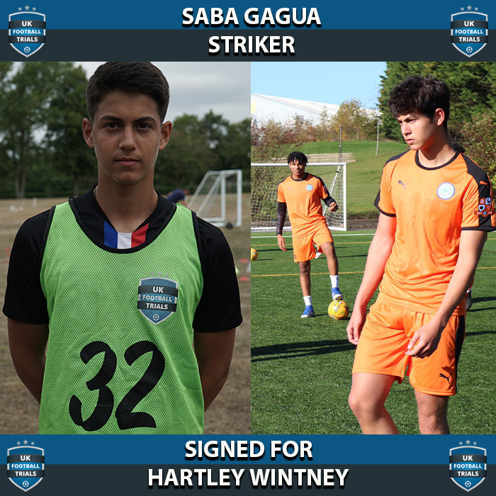 Saba Gagua - Aged 17 - SIGNED For Hartley Wintney