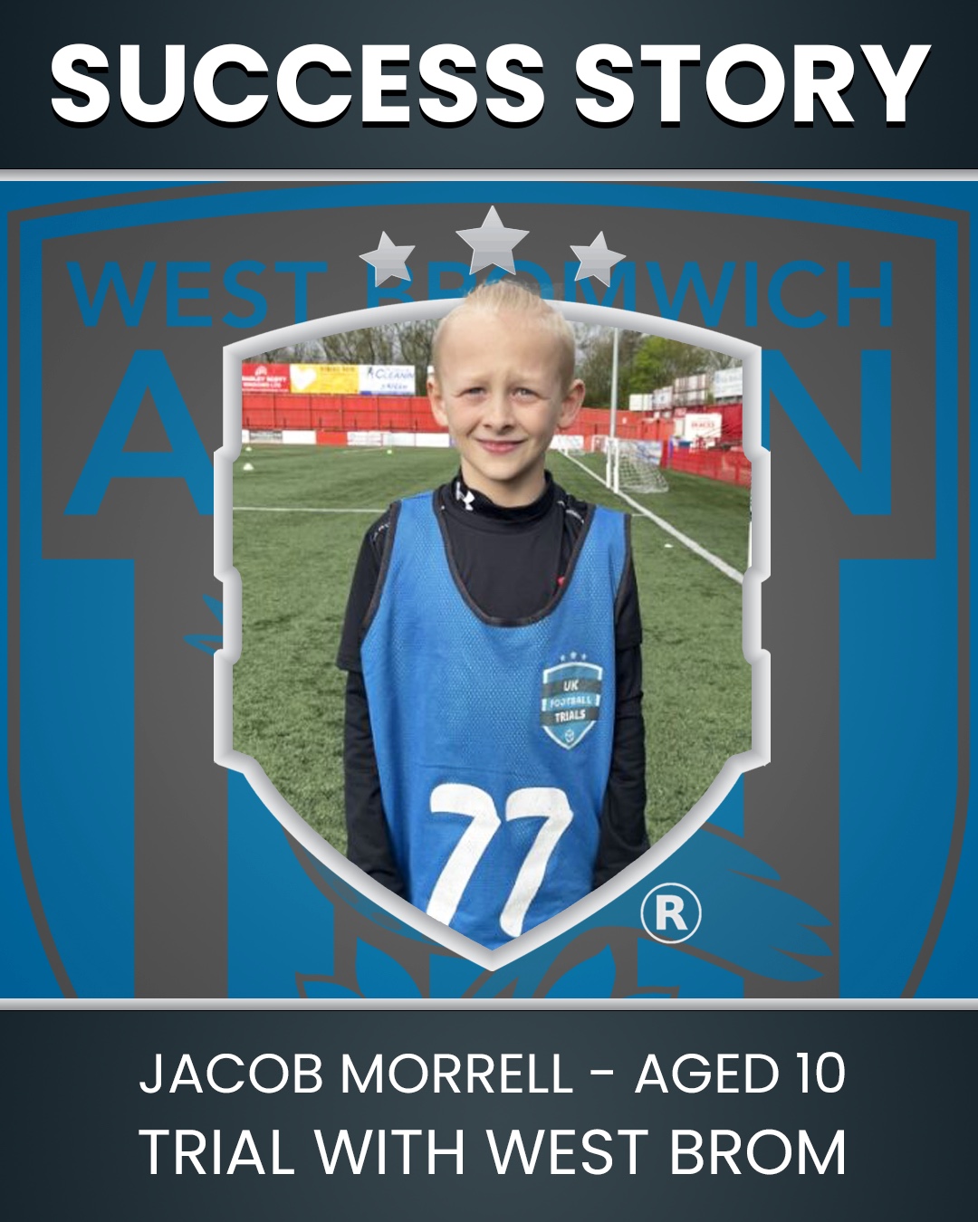 Jacob Morrell - Aged 10 – Trial @ West Bromwich Albion