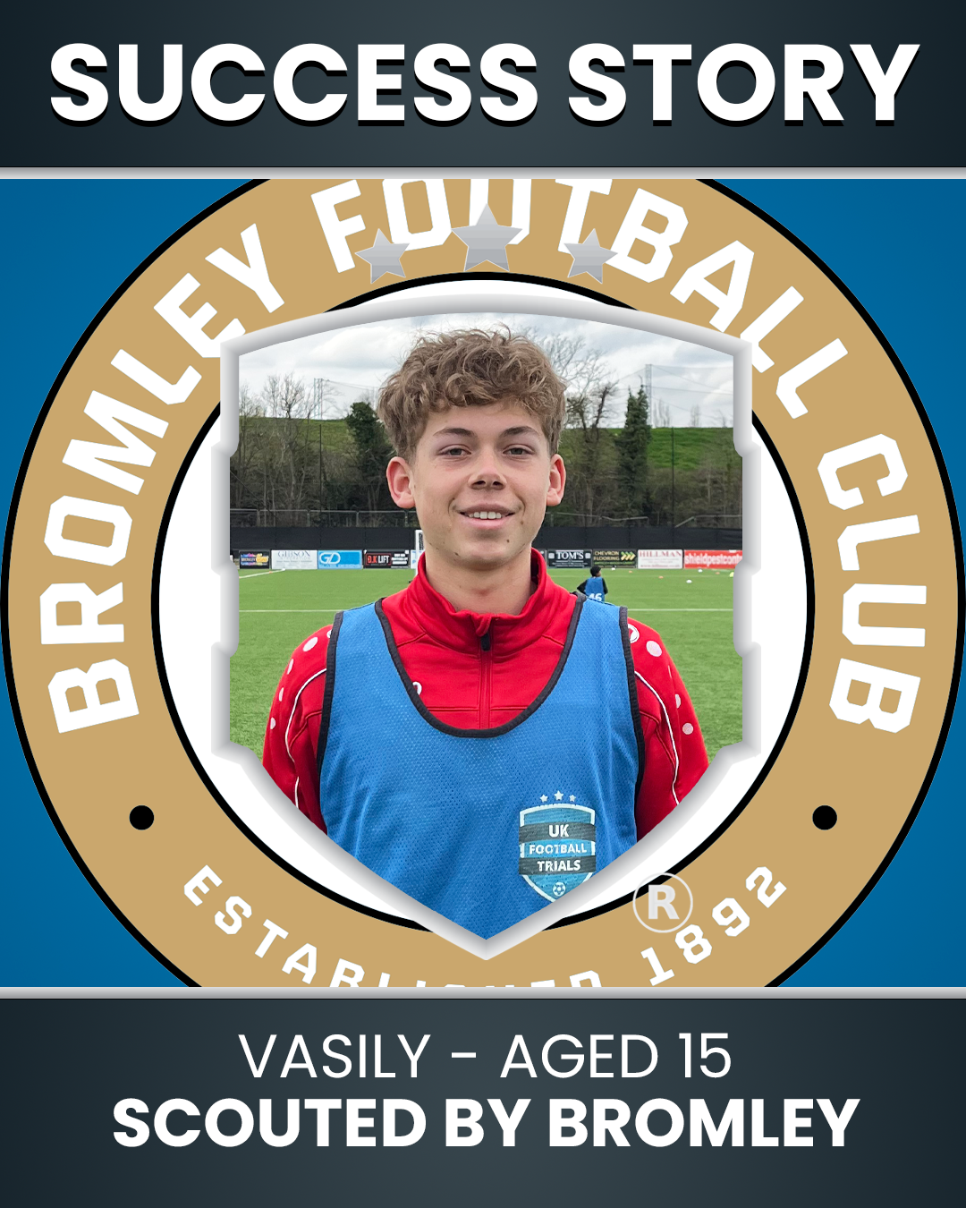 Vasily – 15 Years Old – Central Midfielder | Scouted by Bromley FC