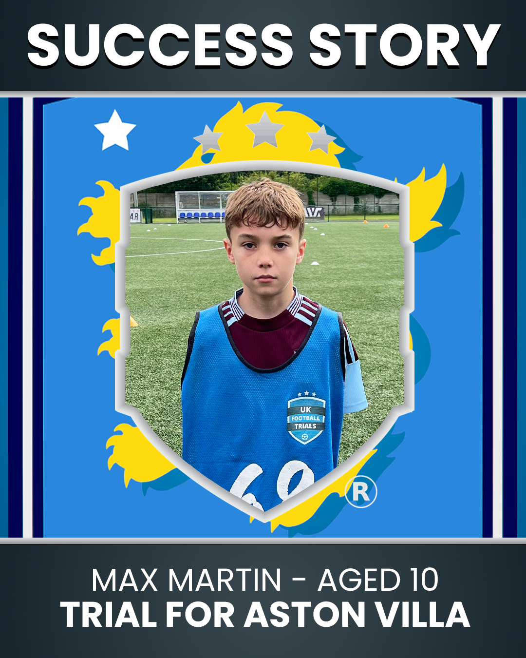 Max Martin’s 10 years old - Trial with Villa and Shrewsbury Town