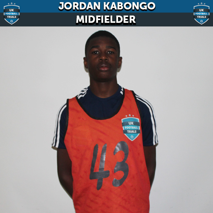 Jordan Kabongo - Aged 14 - Training & Trial Matches with Bury FC