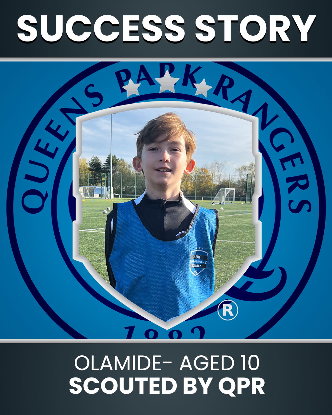 Olamide – 10 Years Old – Forward | Scouted by Queens Park Rangers