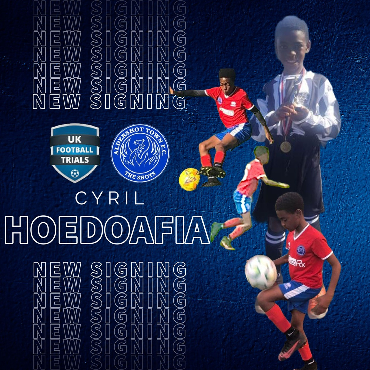 Cyril Hoedoafia - Aged U12 - SIGNED For Aldershot Town FC