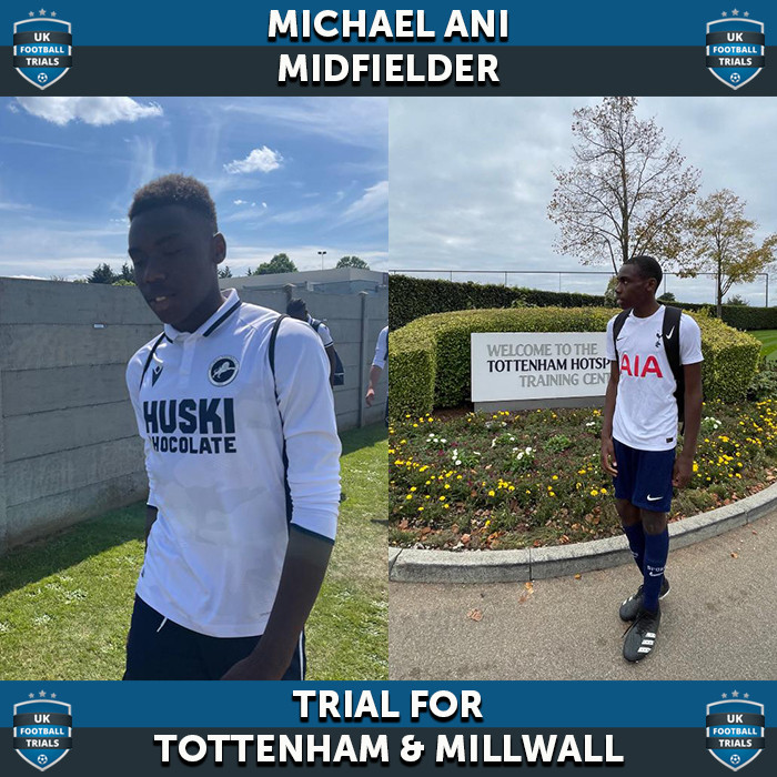 Michael Ani - Aged 13 - Trial For Tottenham & Millwall