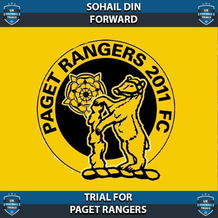 Sohail Din - Aged 20 - Trial for Paget Rangers