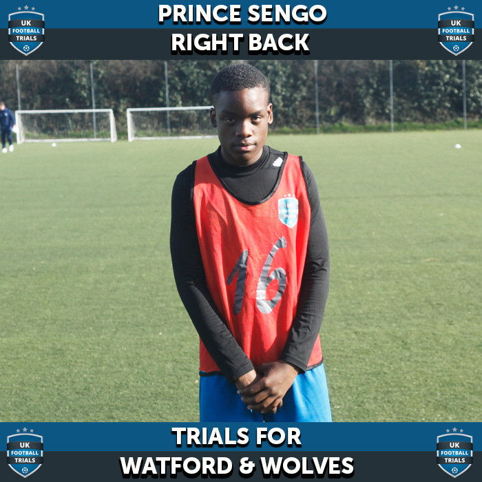 Prince Sengu - Aged 14 - Trial for Watford and Wolves