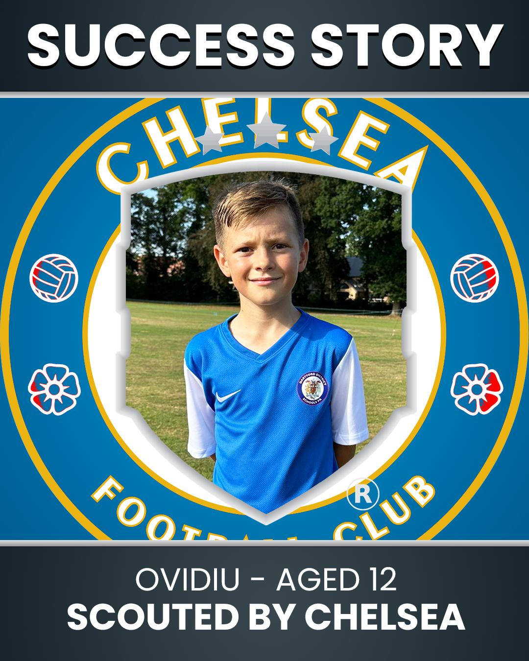Ovidiu – 12 Years Old – Scouted by Chelsea