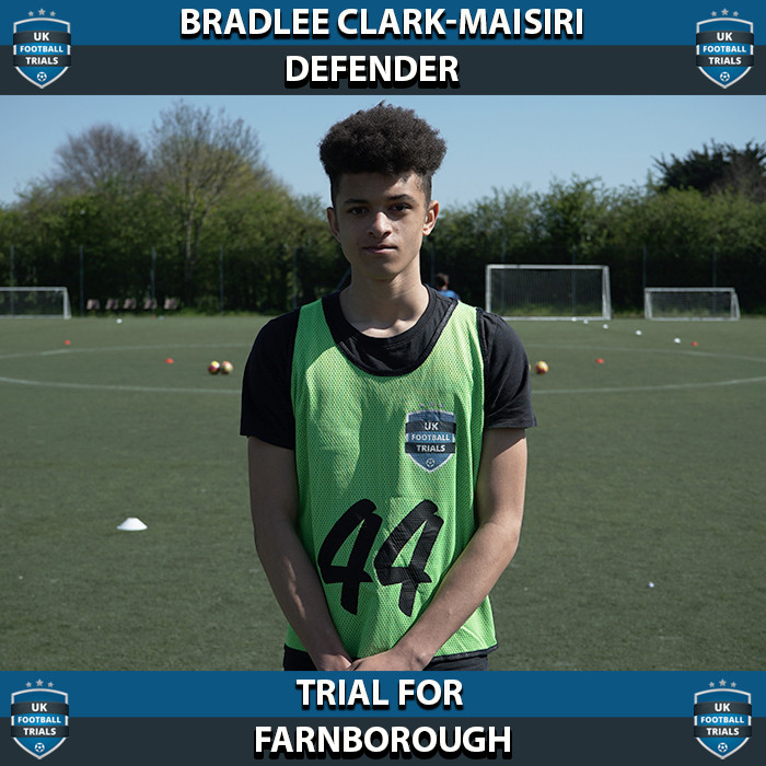 Bradlee Clark-Maisiri - Aged 16 - Signed for Farnborough